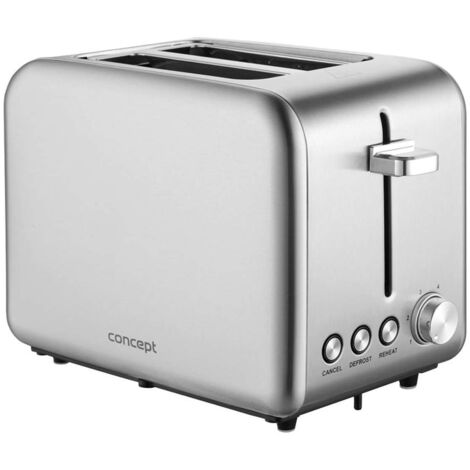 Concept - Tostapane, 950 W, acciaio inox te2050