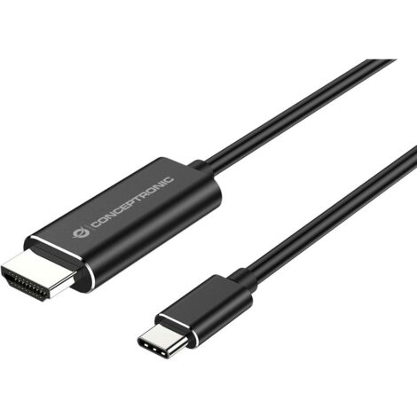 Conceptronic ABBY04B USB-C zu HDMI-Kabel Kabel und Adapter -Computer-