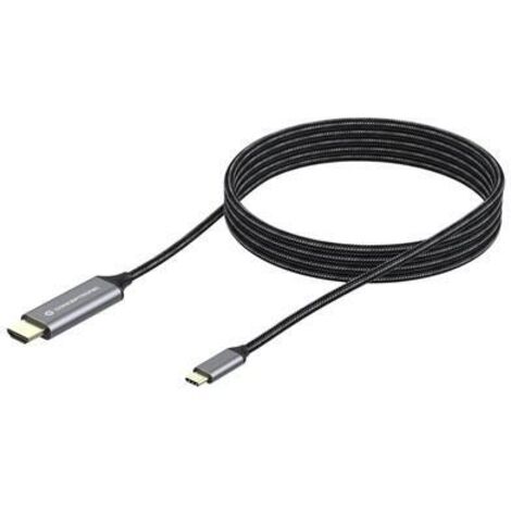 conceptronic ABBY10G câble USB type-C vers HDMI gris 2 m