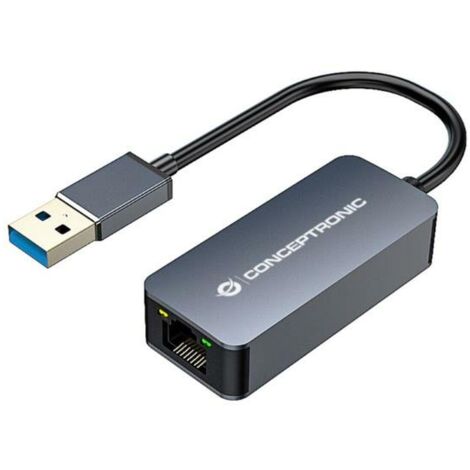 conceptronic ABBY12G adaptateur Ethernet gris aluminium