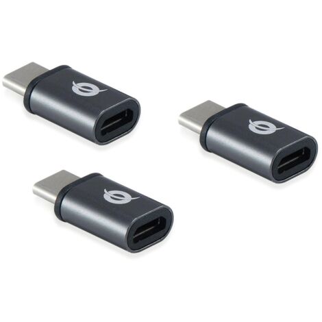 CONCEPTRONIC Adapter USB-C - Micro USB 3.0 3er-Pack gr