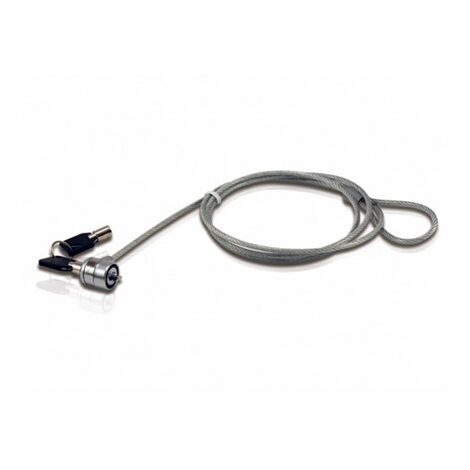 Conceptronic CNBSLOCK15 Anti-Diebstahl-Kabel Silber 1,5 m