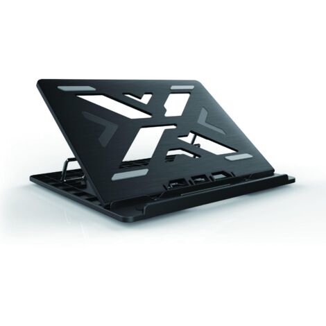 Conceptronic ERGO Laptop Cooling Stand Supporto per computer portatile Nero 39,6 cm (15.6")