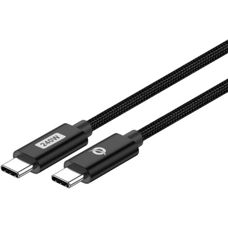 Conceptronic ETTA03B12 cavo USB USB 2.0 1,2 m USB C Nero