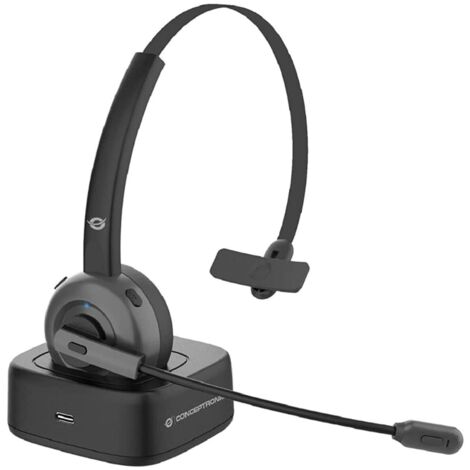 CONCEPTRONIC Headset Wireless Bluetooth mit Ladest.+ Ada. sw (POLONA03BDA)