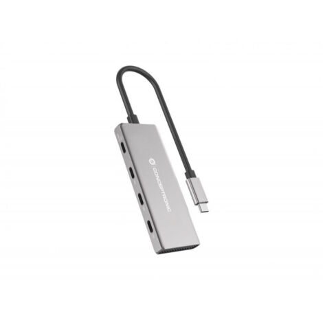 Conceptronic HUBBIES16G Schnittstellen-Hub USB 3.2 Gen 2 (3.1 Gen 2) Type-C 10000 Mbit/s Grau