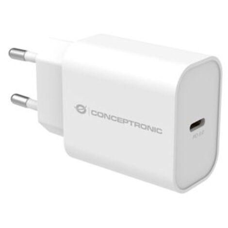 CONCEPTRONIC Ladegerät 1Port  25W,USB-C              PD weiß (ALTHEA10W)