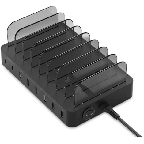 CONCEPTRONIC Ladegerät 8Port 6xUSB-A/2xC Multi   75WPD3.0 sw (OZUL02B)