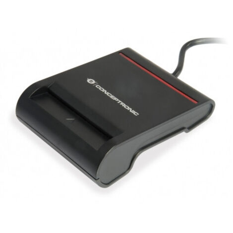 CONCEPTRONIC Smart ID Card Reader USB 2.0 SCR01B schwarz (SCR01B)