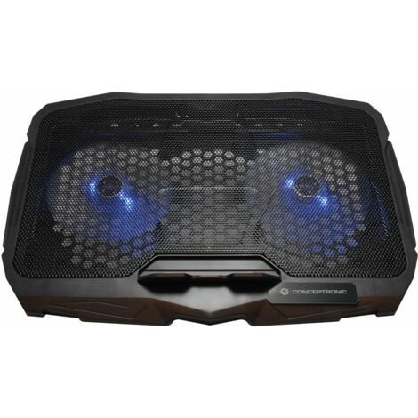 Conceptronic THANA07B Llaptop-Kühlpad 43,2 cm (17") Schwarz