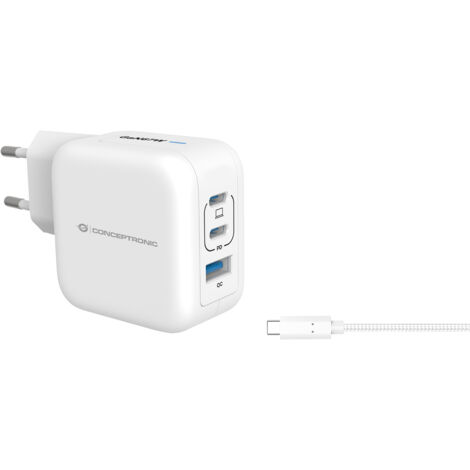 CONCEPTRONIC USB-Ladegerät ALTHEA17W 2x USB-C USB-A 67W