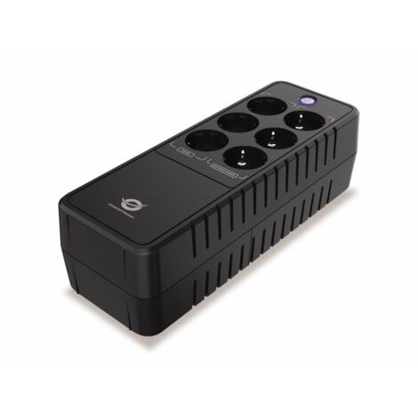 Conceptronic ZEUS09E Gruppo di Continuità UPS 0,85kVA 490W 6 Prese Standby Nero