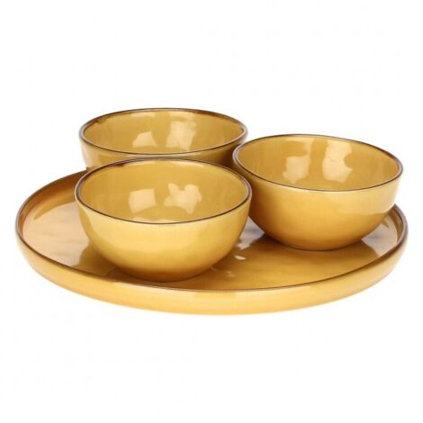 Concerto Ocra Appetizer Set - Giallo