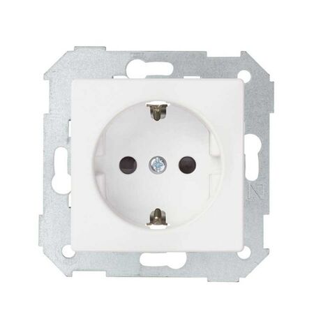 Concetto di Simon 82 | Presa Schuko 16A + coperchio bianco opaco 8200432-090