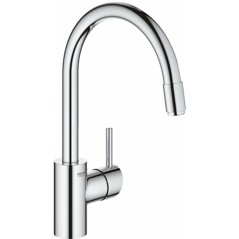 Mitigeur évier mousseur extractible Grohe Concetto 32663003 | Chromé