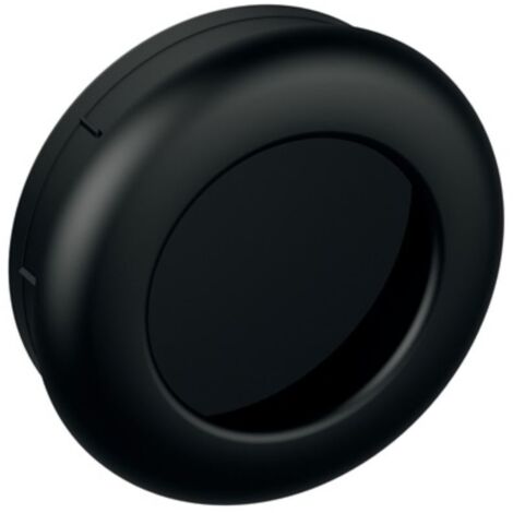 Conchiglia per porta scorrevole 538.60MLB PA 90 nero profondo ma rd.TS da 22mm per HLT