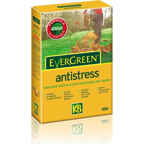 Concime Antistress per prato 2kg Evergreen KB