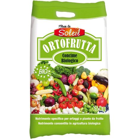 Concime granulare Bio Ortofrutta micropellettato - 5 kg - Fleur du Soleil