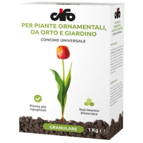 Concime granulare cifo universale 1kg per piante ornamentali - 110802