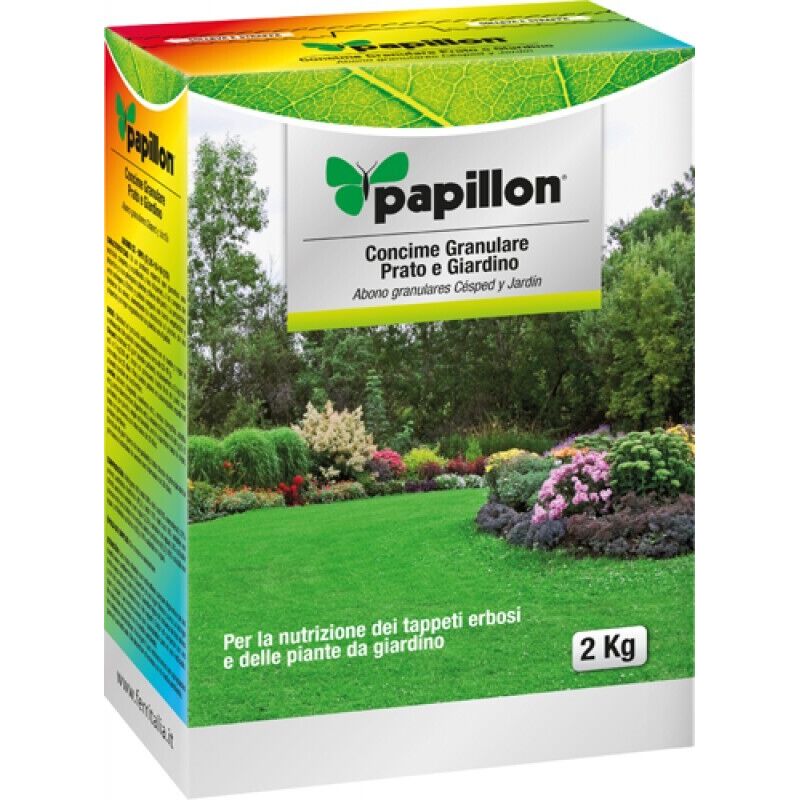 8025021 Grano Fertilizzante Prato giardino 2kg Papillon