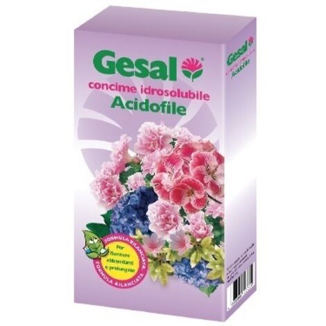 CONCIME IDROSOLUBILE GESAL ACIDOFILE GR.350 GIARDINO FERTILIZZANTI