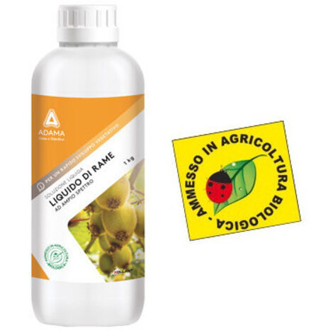 Concime liquido a base di rame – 1L – Kollant – Stimola la crescita e previene carenze