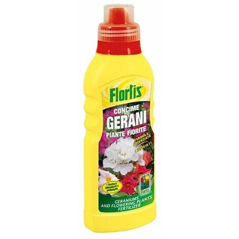 Concime Liquido Geranei FLORTIS nutrimento fioricultura formula potenziata 570 g