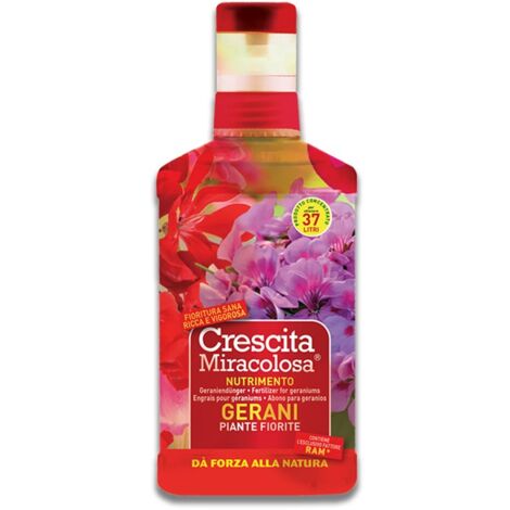 CONCIME LIQUIDO 'GERANI E PIANTE FIORITE' ml 375