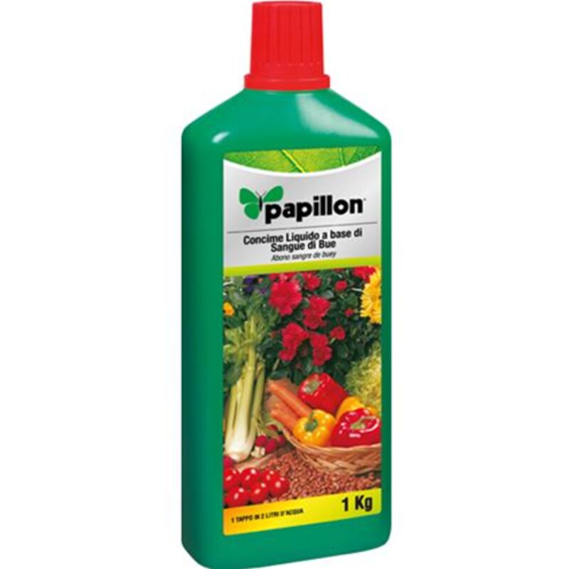 Papillon Concime Liquido Sangue Di Bue Per Piante Da Fiore E Frutta...