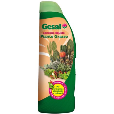 Concime Minerale Liquido Gesal Per Piante Grasse 500 Ml. Conf. 12Pz