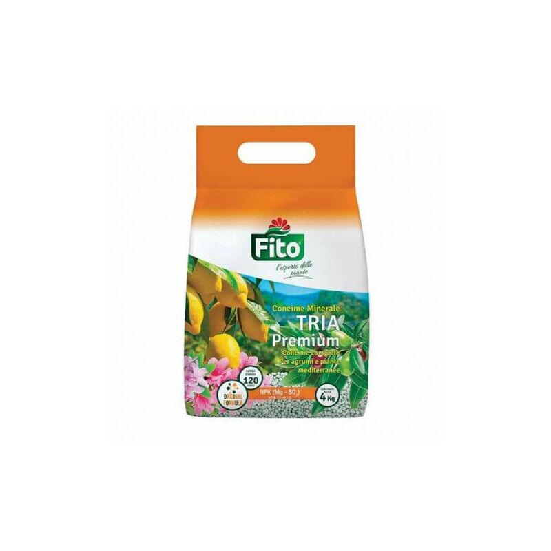 Engrais minéral pour agrumes et plantes méditerranéennes Fito Tria Premium 4kg