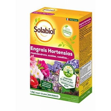 Concime organico Ortensia Rododendro Solabiol SORHOY15 1,5 KG