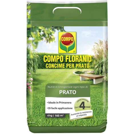 CONCIME PER PRATO 4KG COMPO NUTRE E RINVIGORISCE