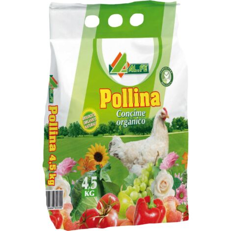 Concime Pollina Composto Organico Biologico Sacco 4,5 Kg Essiccata