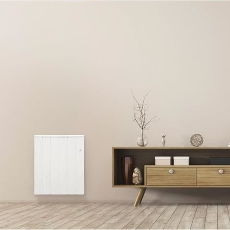 CONCORDE RADIATEUR A VÉRITABLE INERTIE RÉFRACTITE ARKADI PLUS - 2 DÉTECTEURS - BAS - 1500 W - BLANC C690075