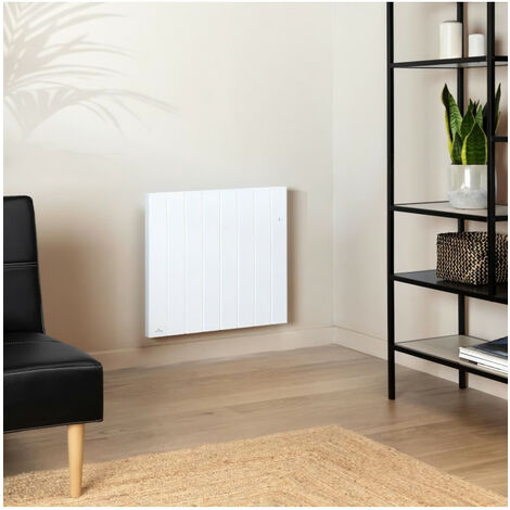 CONCORDE Radiateur a véritable inertie réfractite Arkadi Plus - 2 détecteurs - Horizontal - 1500 W - Blanc