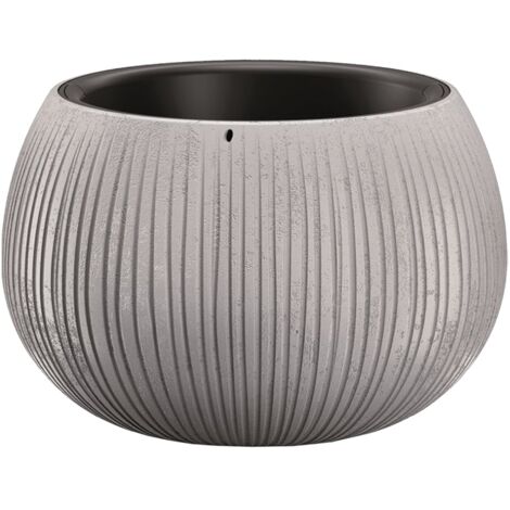 Concrete Bowl DKB240 Kugel Blumentopf mit Einsatz  Beton