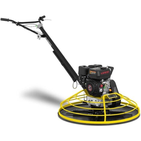 Concrete Power Trowel Power Float Walk-Behind Petrol Engine 6.5hp 4370rpm ⌀91cm