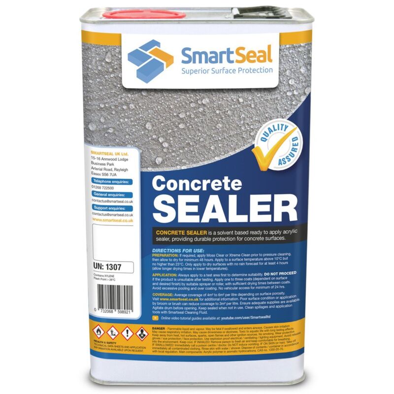 Smartseal - Concrete Sealer - External - 3 x 5L