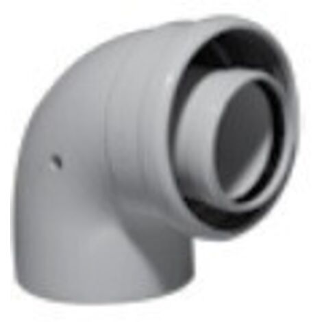 COND. COAXIAL CODO. 60/100 45º MH 610-45MHP15 FIG