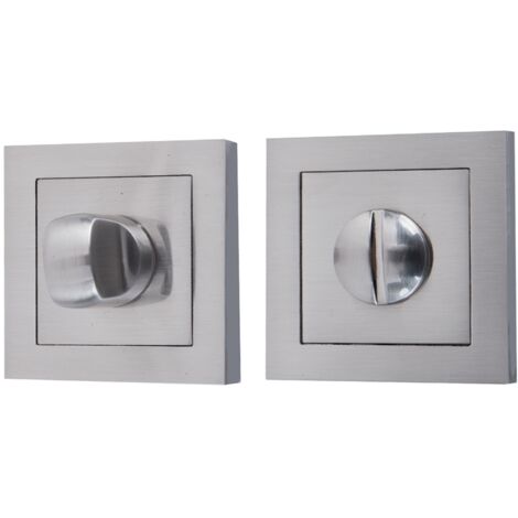 Condena roseta cuadrada zamak gris 50mm para puertas