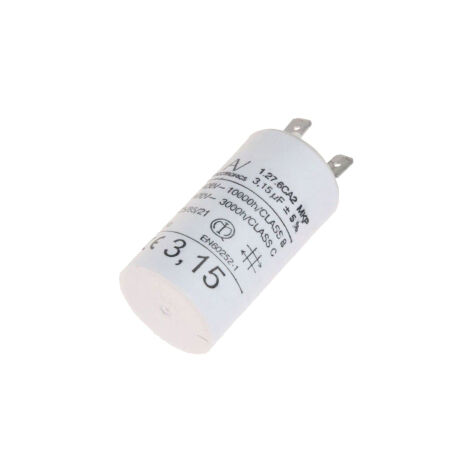 Condensador 3,15 mf 450 v capó original C00242732, 482000099557 ARISTON HOTPOINT HOTPOINT
