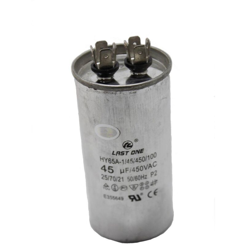 

Condensador Aire Acondicionado 45uF 450V 50x100mm 12AG6045