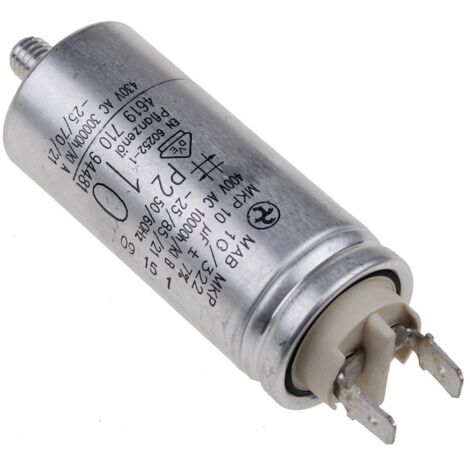 Condensador de 10 MF para secadora Whirlpool - 481212118144