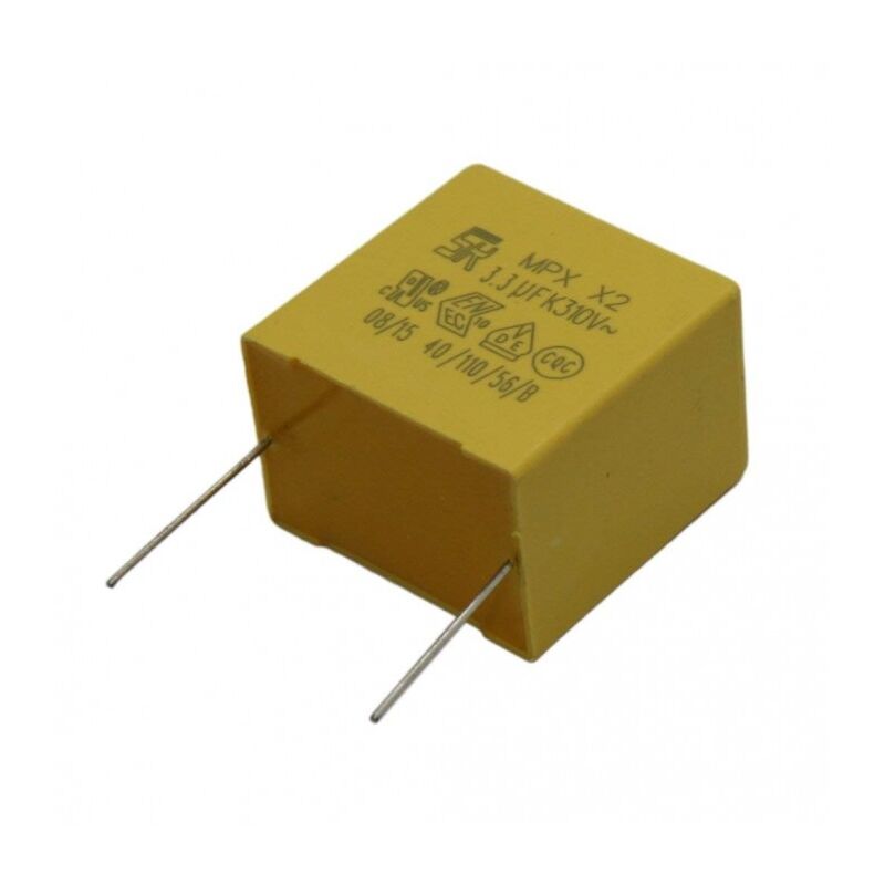 

Sr Passives - Condensador de Película R46 MKP X2 3.3 µF 310 VAC ± 10%