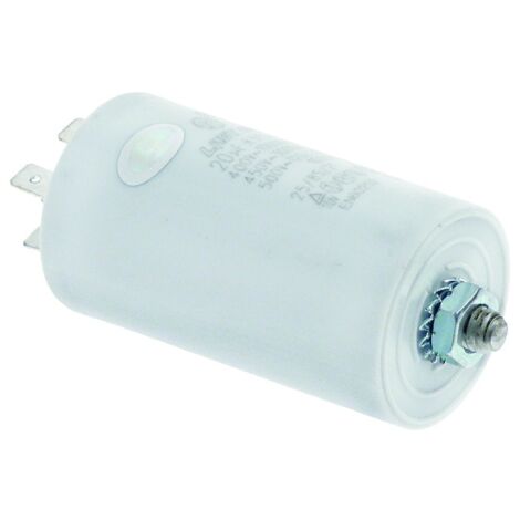 Condensador de servicio capacidad 20µF 450V tolerancia 5% 50/60Hz