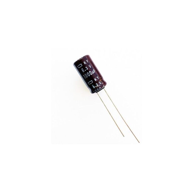 

Condensador Electrolitico 1000uF 6,3Vdc Medidas 8X12mm