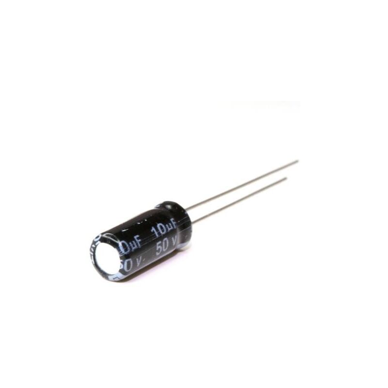 

Condensador Electrolitico 10uF 50Vdc Medidas 5x11mm Radial