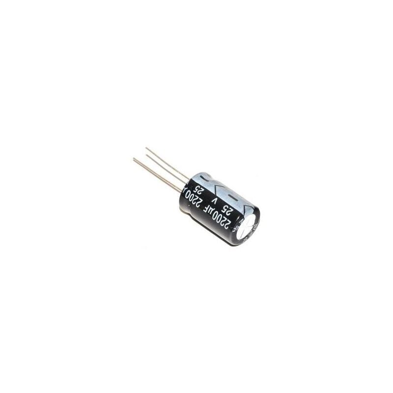 

Condensador Electrolitico 2200uF 25Vdc Medidas 13x20mm Radial
