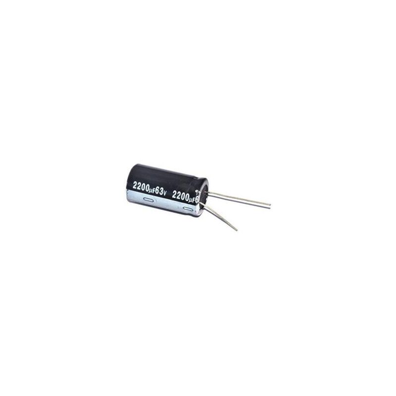 

Condensador Electrolitico 2200uF 63Vdc Medidas 18x36mm Radial
